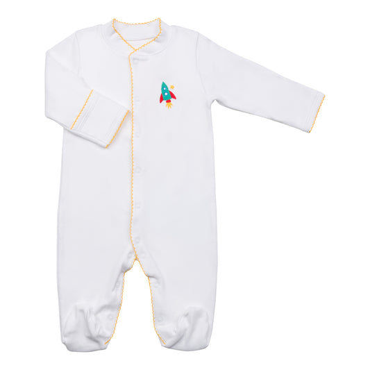 Macacão Longo Foguete em Algodão Pima Peruano