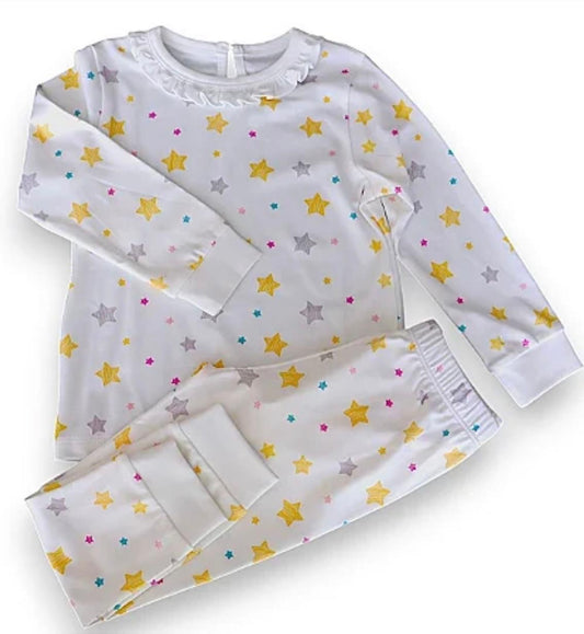 Pijama Longo Estampa Estrelas (menina)