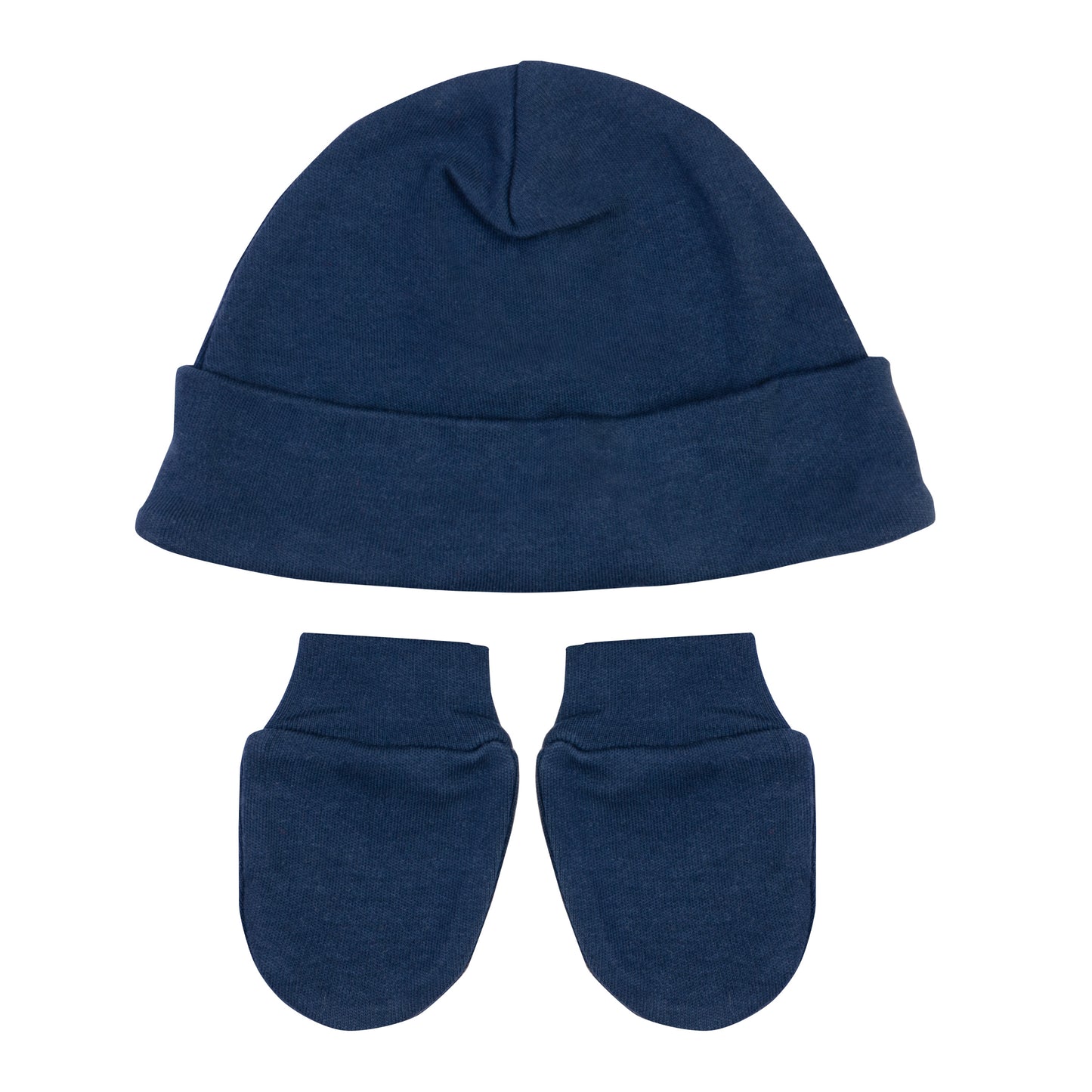 Conjunto Gorro e Luva em Algodão Egípcio