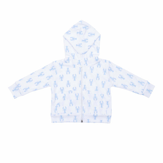 Casaco Estampa Lagosta em  Algodão Pima Peruano