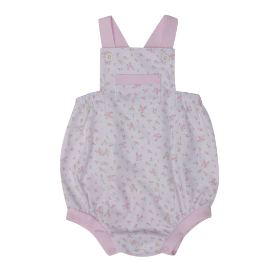 Jardineira Flowers em Algodão Pima Peruano