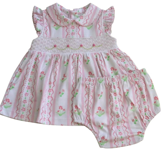 Vestido Manga Curto Aurora em Algodão Pima Peruano