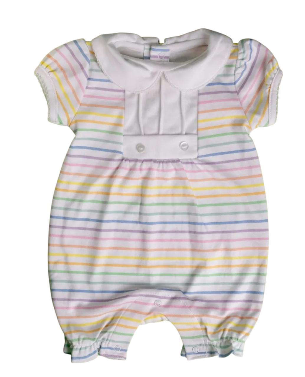 Macacão Curto Botões Rainbow