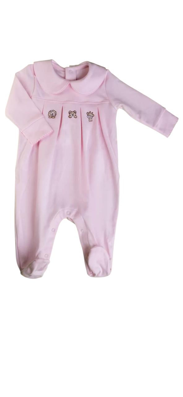 Macacão Longo Little Animals Rosa