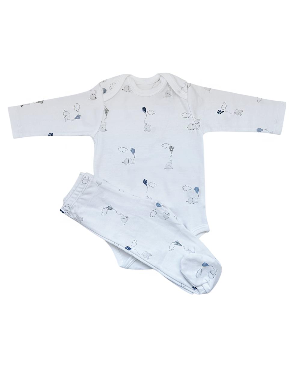 Conjunto Body e Culote Elefantinho Pipa