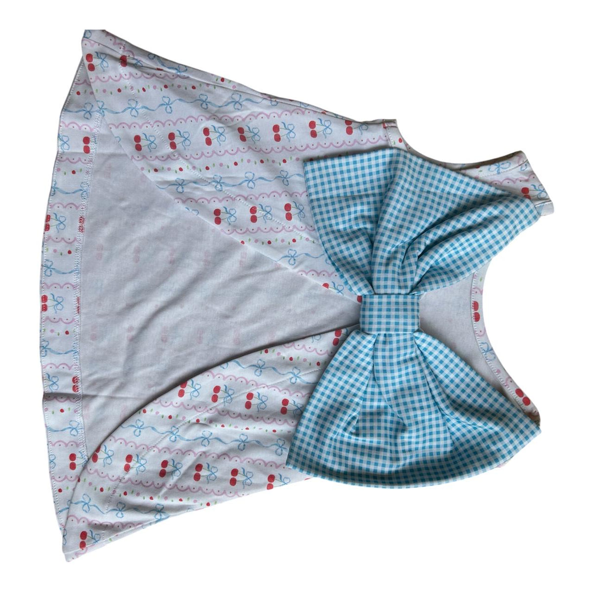 Pijama Curto Cherry e Short Xadrez em Algodão Pima Peruano