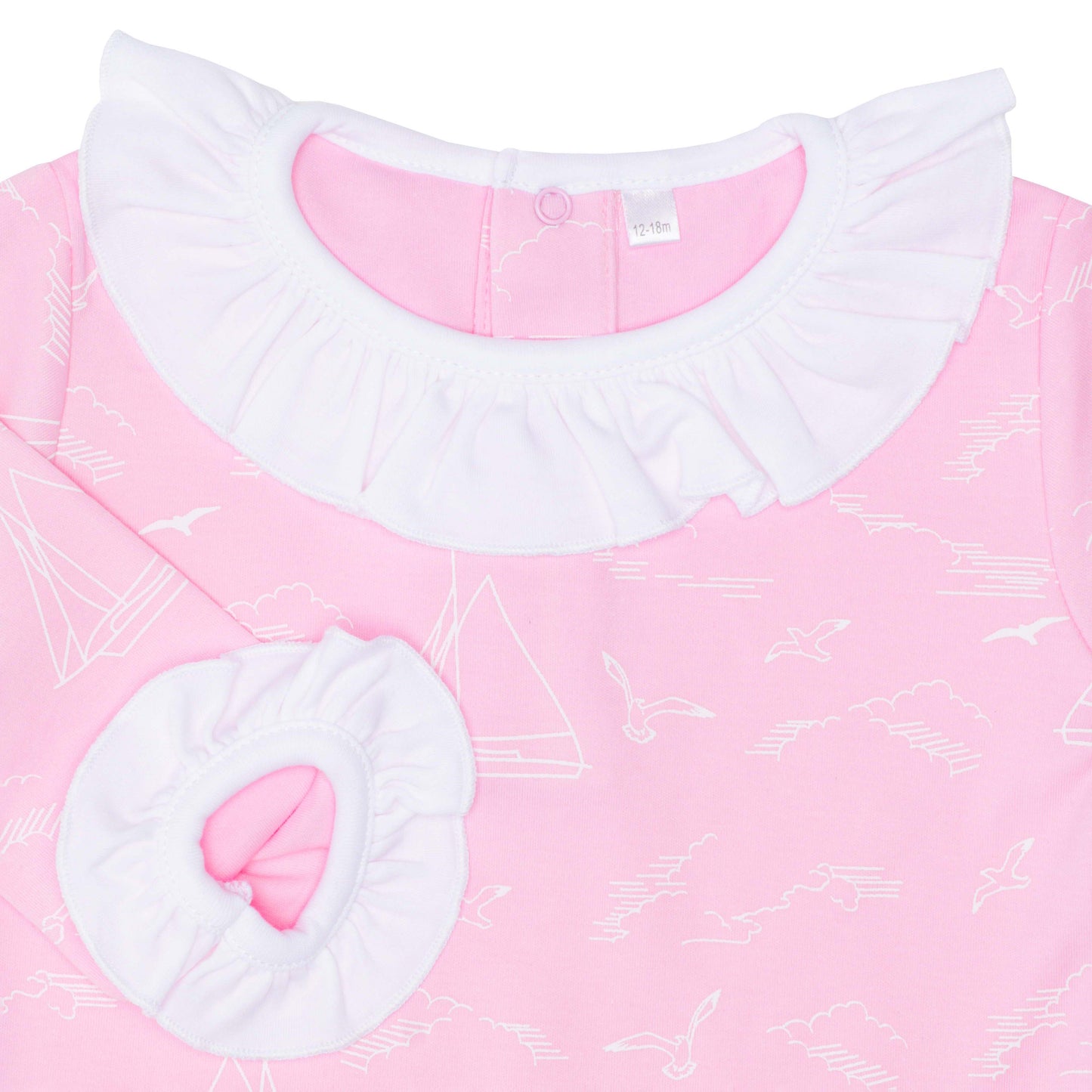 Pijama Veleiro Rosa em Algodão Pima Peruano