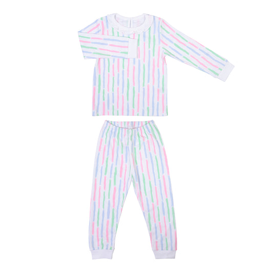 Pijama Longo Listra vertical Colors