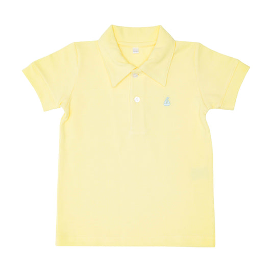 Camisa Polo Piquet Amarela