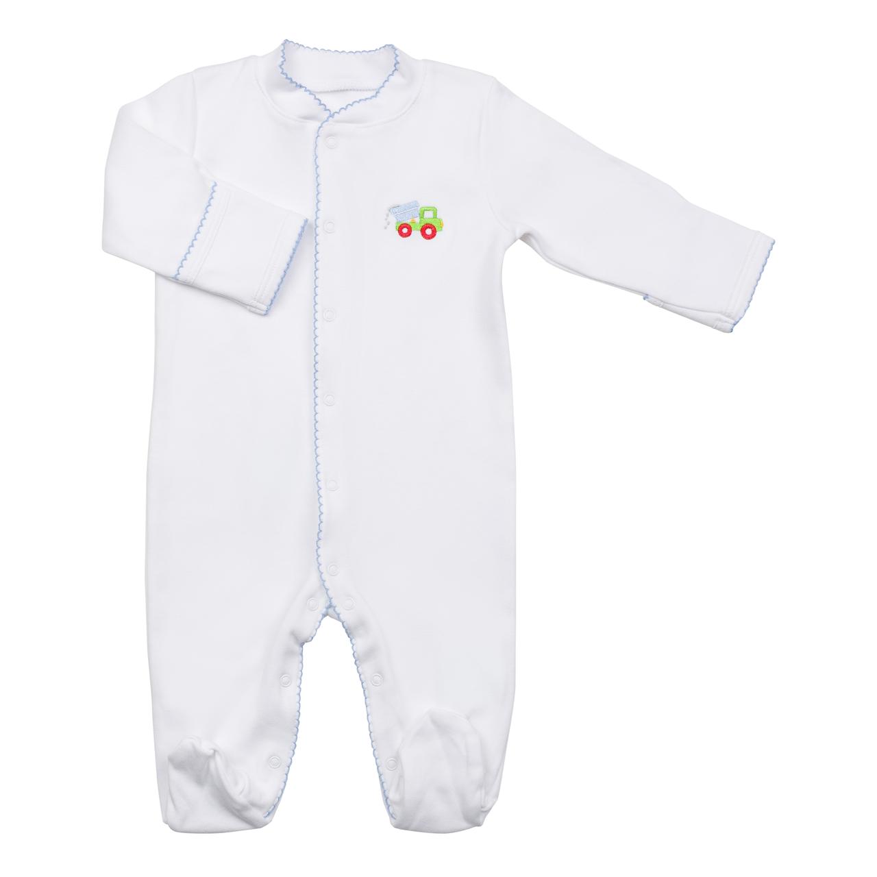 Macacão Longo Caminhãozinho em Algodão Pima Peruano