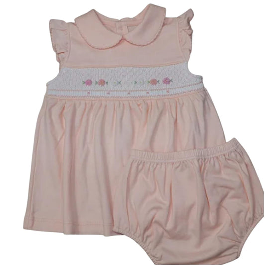 Vestido Manga Curta Spring Smock