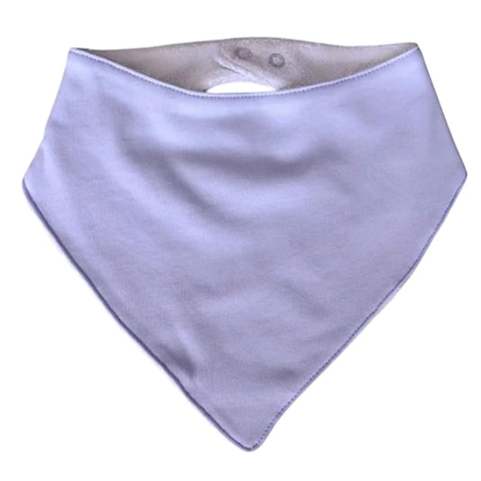 Babador Bandana Azul em Algodão Pima