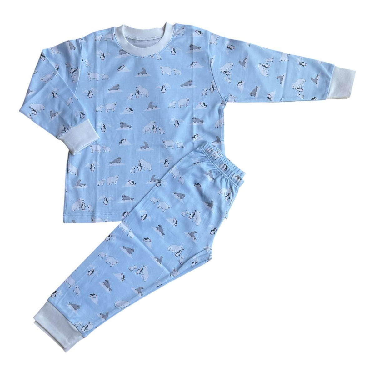 Pijama Longo Estampa Polar em Algodão Pima Peruano