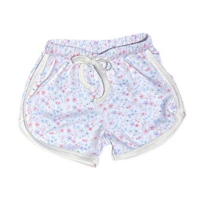 Pijama Curto Coração Florido em Algodão Pima Peruano