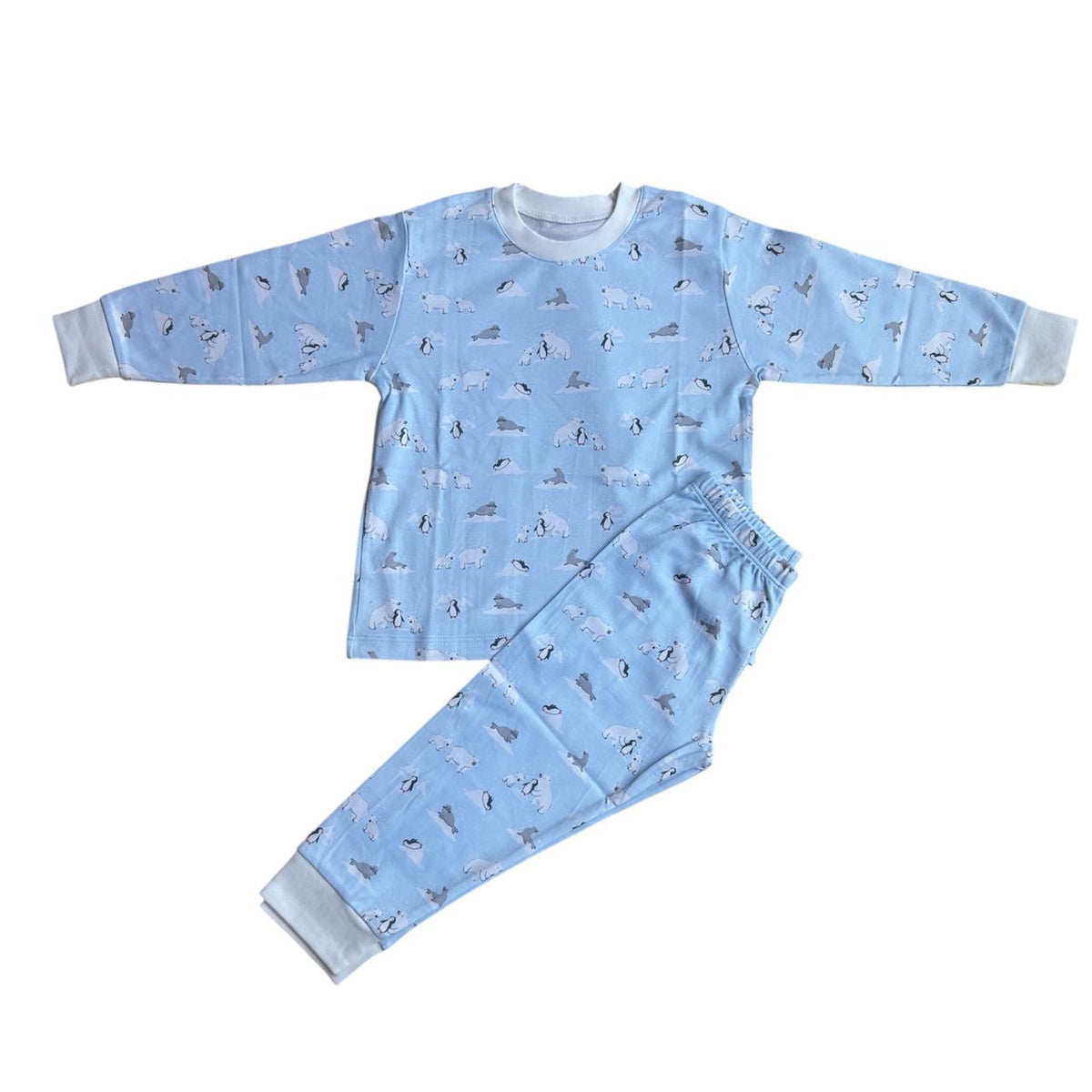 Pijama Longo Estampa Polar em Algodão Pima Peruano