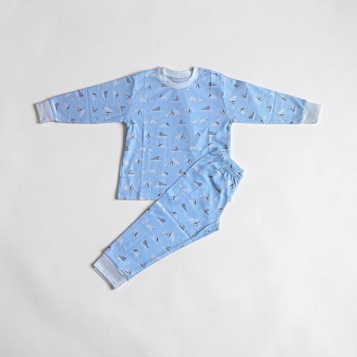 Pijama Longo Estampa Polar em Algodão Pima Peruano